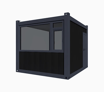 bloc de paza din container